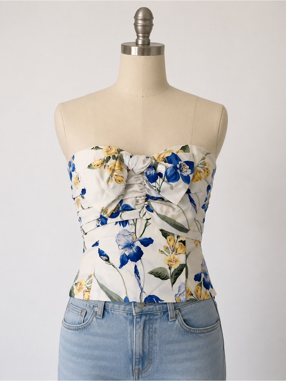 NWT Express Cropped Floral Tube Top